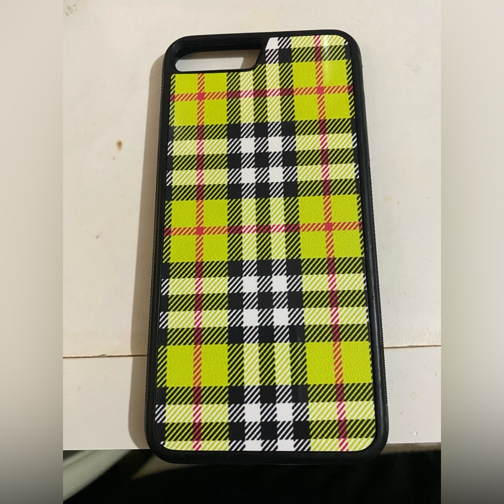 Plaid aesthetic iPhone 8 plus case